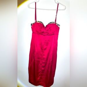 Marciano silk & spandex cocktail dress.